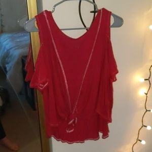 Res cold shoulder top